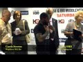 GGG vs Stevens and Undercard Weigh In
