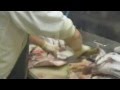 亀和商店加工場2014 4 .28 鯛の掃除