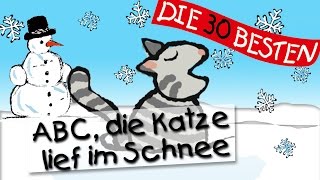 ABC Die Katze Lief Im Schnee - Die Besten Kindergartenlieder || Kinderlieder