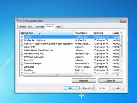 How To Configure Startup Programs On Windows 2000