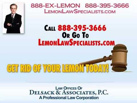 California lemon law attorney Kurt Delsack is a pioneer when it comes to the California lemon law. With over 25 years of lemon law experience, Kurt has the experience and reputation that can help you get rid of your lemon vehicle fast. If you live in California and think that your vehicle could be a lemon, contact the Law Offices of Delsack &amp; Associates at 1-888-395-3666 for a free consultation or go to http://www.lemonlawspecialists.com