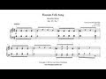 Beethoven : Russian Folk Song - Beautiful Minka, Op. 107, No. 7