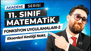 Fonksiyon Uygulamaları 2.Ders Eksenleri Kestiği Noktalar 11.Sınıf Konu Anlatımı Akademi Serisi