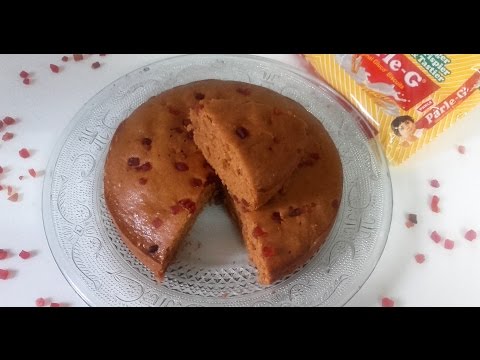 Video Parle G Biscuit Cake Recipe Hindi