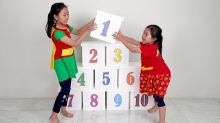 Keysha Dan Afsheena Belajar Dan Bermain Game Angka 1 Sampai 10