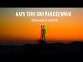 Aaya tere dar par deewana (Slowed+reverb)