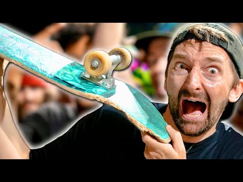 THE WORST BOARD AT AMERICA'S LARGEST SKATEPARK!