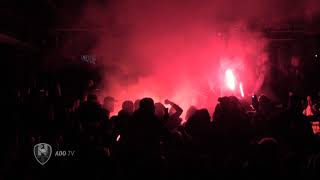 Een Heerlijk Onthaal Bij Het Stadion Na Behalen Periodeel.