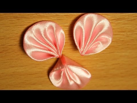 Все круглые лепестки канзаши Все круглые лепестки канзаши