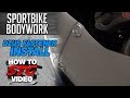 How To Install Dzus Fasteners On New Motorcycle Bodywork from Sportbiketrackgear.com YouTube Video