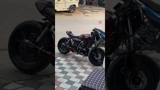 Modified Bajaj Vikrant V15 Ll Cafe Racer Ll Fibergl Build Ll Ll Custom Wheel Cover