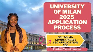 University Of Milan Complete Application Process 2025 Tuition, Scholarships Study In Italy 2025