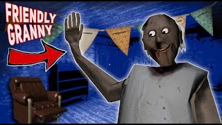 Friendly Granny HELPS US DANCE ON HER STUFF!!! | Granny The Mobile Horror Game (Messing Around)