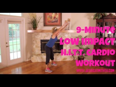 Cardio Aerobics Exercise: 9-Minute Low Impact High Intensity...