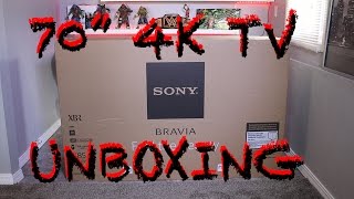 SONY - SONY 70" 4K 3D TV UNBOXING