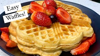Homemade Waffles For Beginners Very Easy
