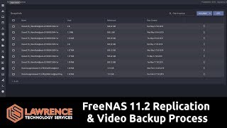 Freenas 11.2 Snapshots Replication & My Video Backup Process