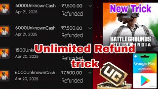 Uc Refund Trick 7500 Google Play Refund Live Proof Free Fire Refund