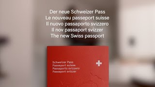 Neuer Schweizer P Nouveau Peport Suisse Nuovo Paporto Svizzero New Swiss Pport