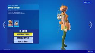 Fortnite Patch Skin Back Bling Rare Halloween Carving Crew