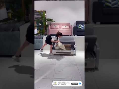 Ghế sofa mini biến thành giường trong 1 nốt nhạc | #Shorts
