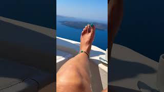 Morning Coffee From Santorini