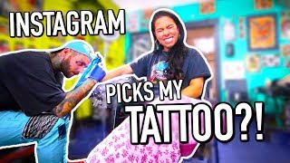 I Let Instagram Pick My Tattoo Instagram Controls My Life For A Day I Let Instagram Pick My Tattoo Instagram Controls My Life For A Day