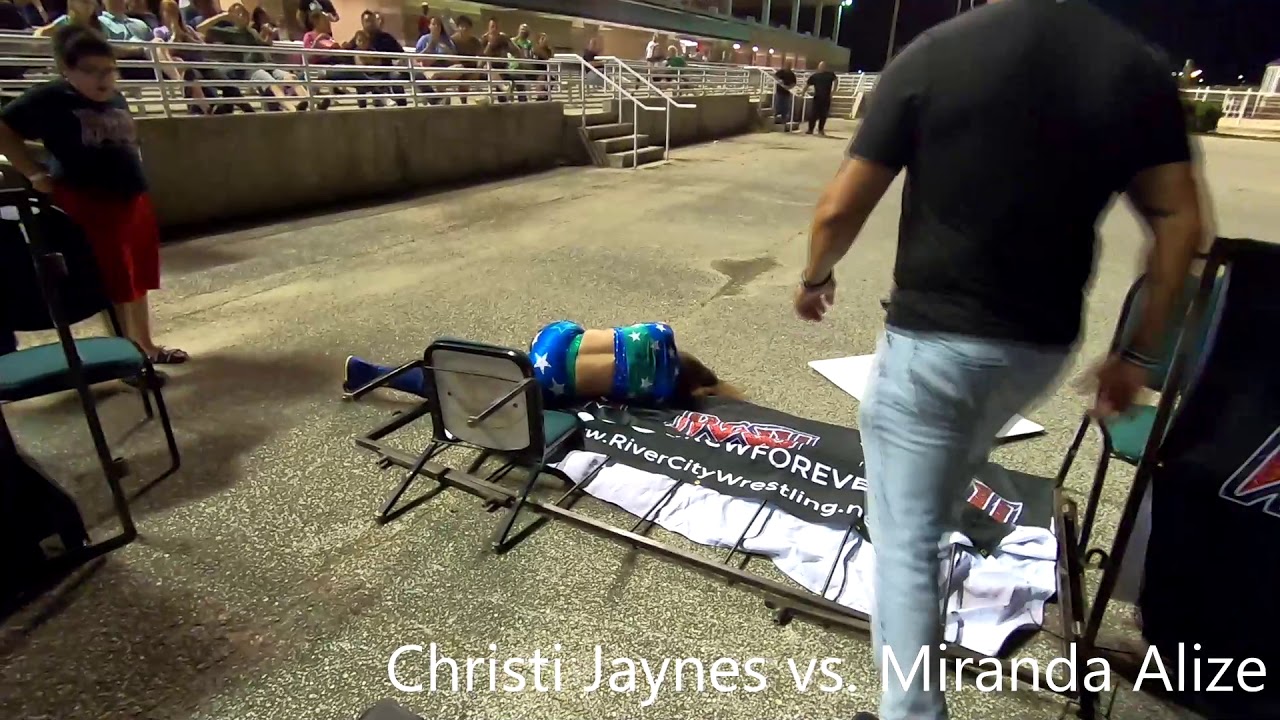 Christi Jaynes vs Miranda Alize clip - RCW River City Wrestling in San Antonio, Texad