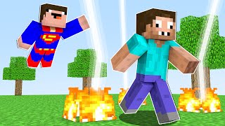 Нуб Супермен Затроллил Про В Майнкрафт ! Нубик Спидраннер Против Охотника В Minecraft Дак Плей