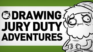 Drawing Jury Duty Adventures