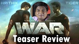 War teaser review by Saahil Chandel | Hrithik Roshan | Tiger Shroff | Vaani Kapoor