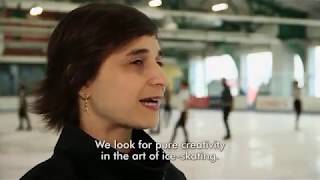 Line Haddad choreographer TV5 monde reportage with Ice theatre of Ny