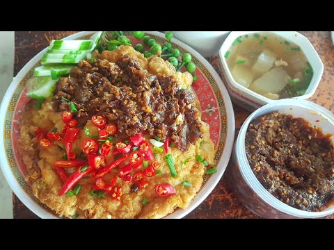 ข้าวไข่เจียวกุ้งสับ ทาปลาแดกบองVSพริกน้ำปลา