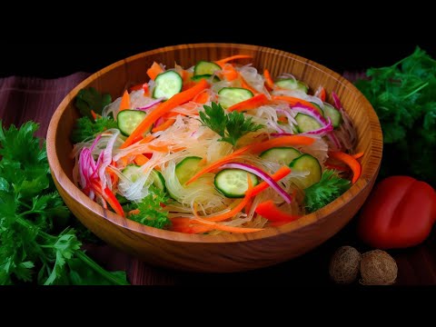 Салат С Фунчоза С Овощами Салат С Фунчоза С Овощами