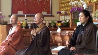 Dharma Talk on Chan Meditation at Korea Sah Buddhist Temple Korea Town 9/11/16