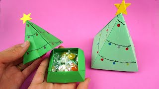 Weihnachtsdeko Basteln Geschenkbox Tannenbaum Basteln - Basteln Für Weihnachten