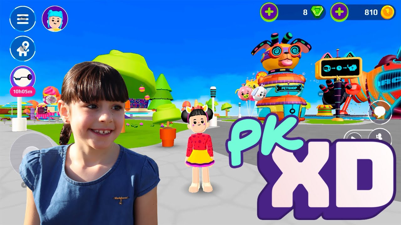 Jogando PK XD | Minha Casa e meu Mundo no PKXD | Jogando Videogame