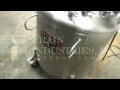 Lee 130 GAL Stainless Steel Mixing Vessel with Agitation