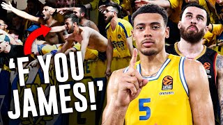 Baldwin & Maccabi Fans Frustrate Monaco