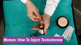 How to Inject Testosterone for Women: From Start to Finish