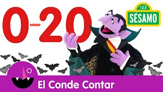 Plaza Sésamo 20 Minutos Contando Con El Conde Contar Del 0 Al 20.