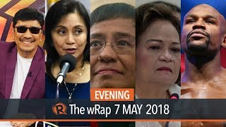 Tulfo Brothers To Return P60M, Robredo Backs Sereno, Mayweather To Visit Manila Evening Wrap