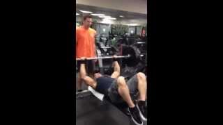 Me First Attempt At Benchpressing 325 Lbs.