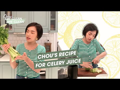 Chou’s Celery Juice | Nước ép cần tây GIẢM CÂN, ĐẸP DA của Chou cực DỄ UỐNG!
