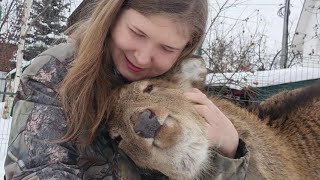 Мазай Вернулся К Оленям! Милая Реакция / Deer Are Happy To Have Their Keeper Back