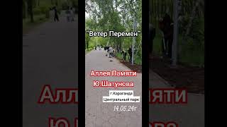 Аллея Памяти Ю.Шатунова #ветерперемен #shortsvideo #караганда #центральныйпарк #аллеебыть  #foryou