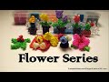 Rainbow loom 3d mini flowers in vase charm - how to