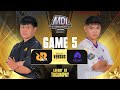 MDL PH S3 Playoffs Day 3 RRQ vs ECHO Game 5