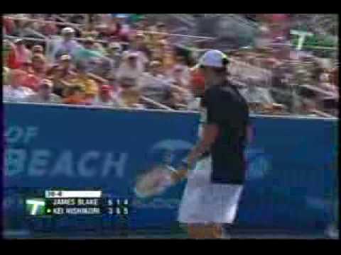 錦織圭 VS James ブレーク ATP 2008 M3
