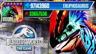 Level 999,999 Erliphosaurus With 33,000,000 Attack Juric World